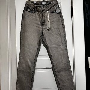 Good American Light Gray Denim Jeans